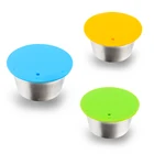 Кофейные фильтры для многократного использования для Nescafe Dolce Gusto, многоразовые капсулы для кофе, силиконовые фильтры для кофе из нержавеющей стали