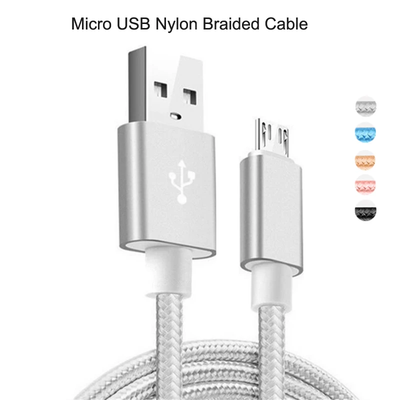 Кабель Micro USB длиной 0 25 м/1 м/2 м/3 м для Samsung S6 S7 edge J5 J7 A3 A5 A7 2017 J2 J3 J4 J6 A6 A8 Plus 2018 шнур