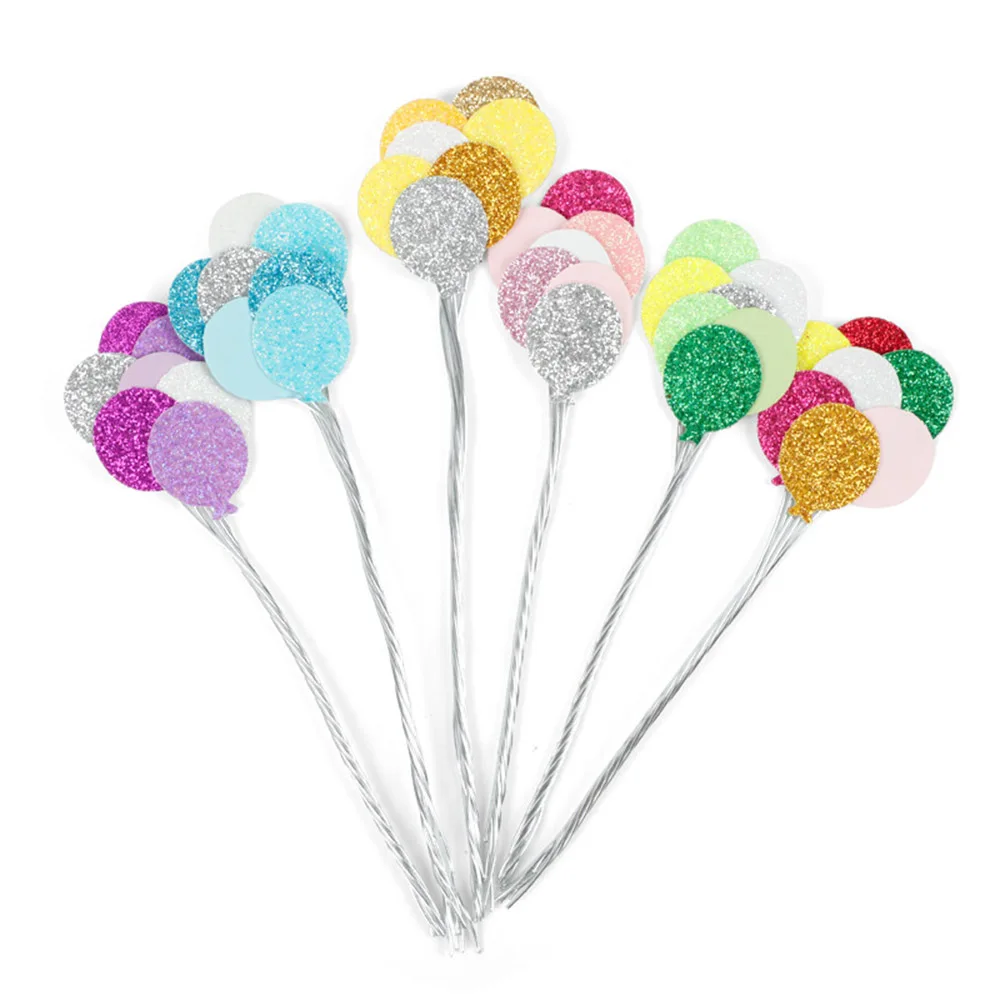 Торт Топпер кекс украшения творческий блеск маленький воздушный шар для Бэйби