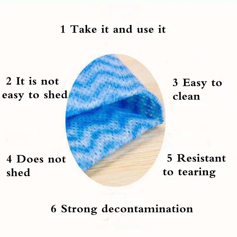 1 рулон одноразовых салфеток Кухня анти-смазка для протирки ветоши эффективный