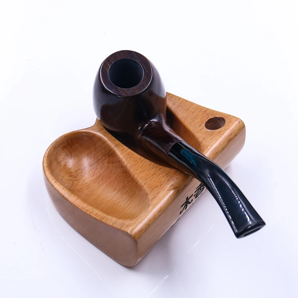 Деревянная стойка для табачных труб/подставка/держатель хранения 2 труб стенд