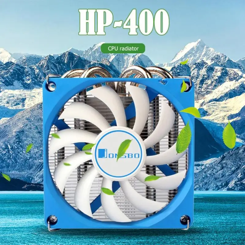 Вентилятор охлаждения процессора Jonsbo HP-400 4 тепловые трубки радиатор для HTPC чехол