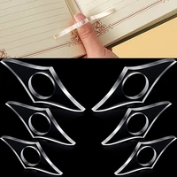 1pcs thumb book page holder clear page spreader transparent thumb bookmark novel