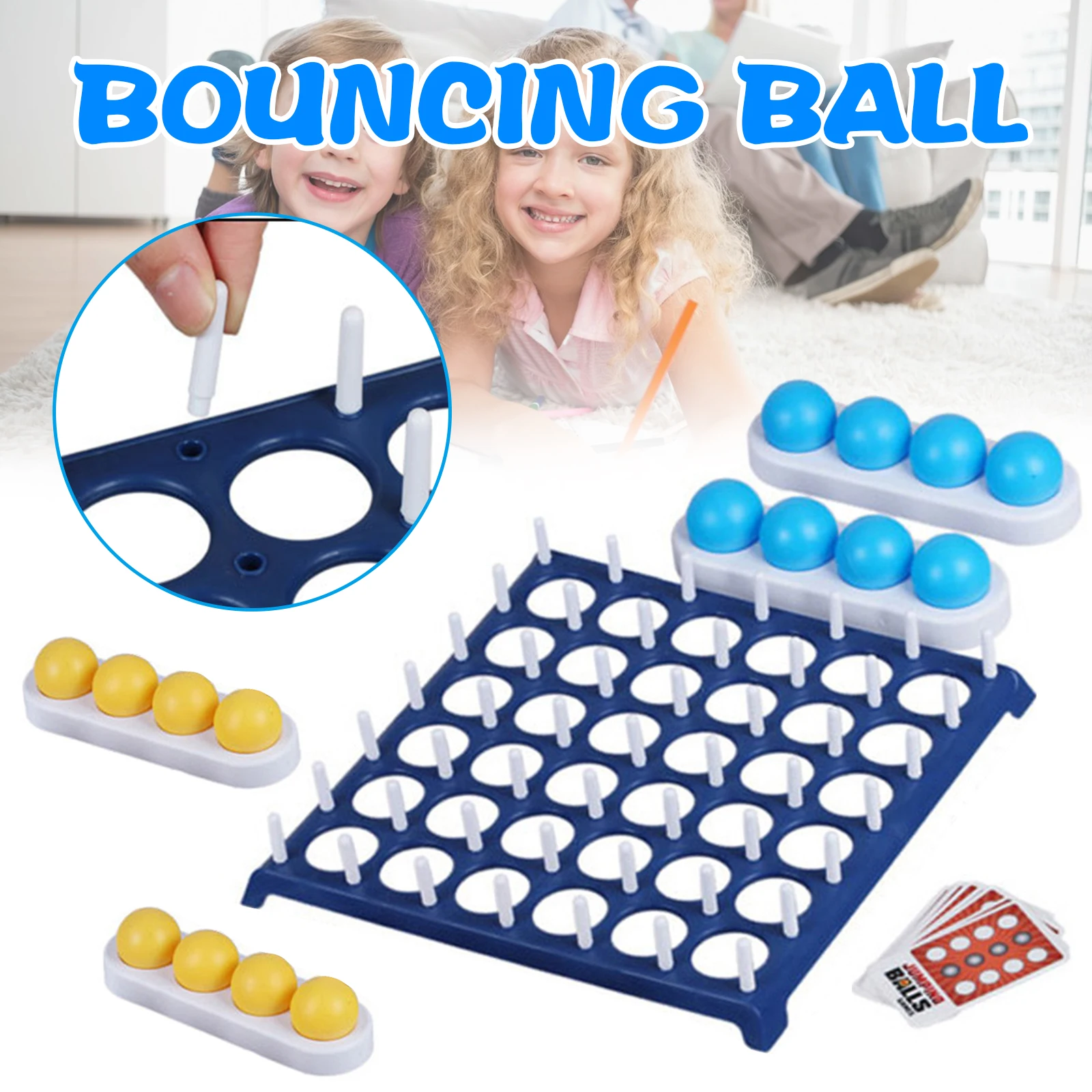 

Jumping Balls Game Children Party Board Game Throwing Ball Parent-child Interaction Kids Toy Gift SAL99
