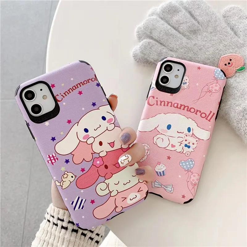 Милый мультяшный чехол-кукла Cinnamoroll с 3D тиснением для iphone 7 8 6 s plus 11 pro X XS Max Xr