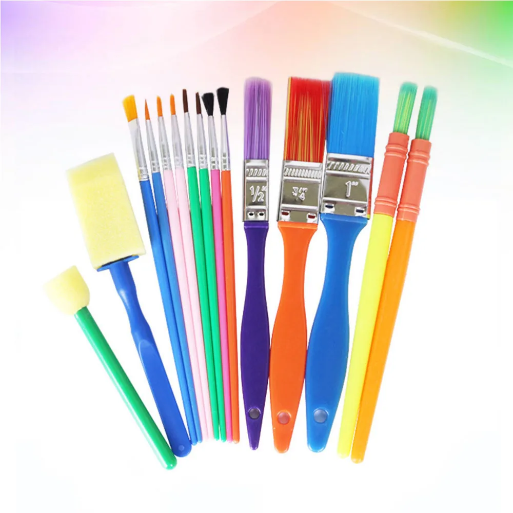 

Pcs Painting Brush Handle Kid Color DIY Painting Washing Graffiti Tools Early Education Creative Toys (Random Color)