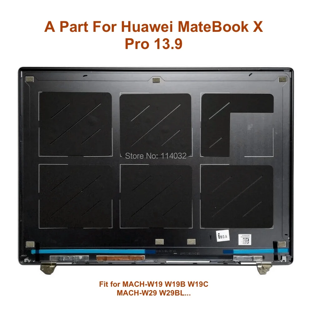 Capa Descanso para Laptop Huawei Tampa Traseira Original para os Modelos Matebook x Pro Segunda Peça W19 W19c W29 W29b Quadros de Laptop