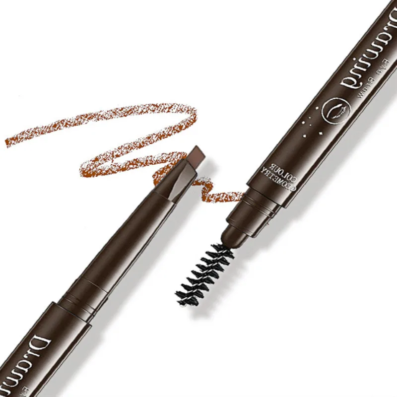 Новинка 4 цвета карандаш для бровей натуральный водонепроницаемый Вращающийся