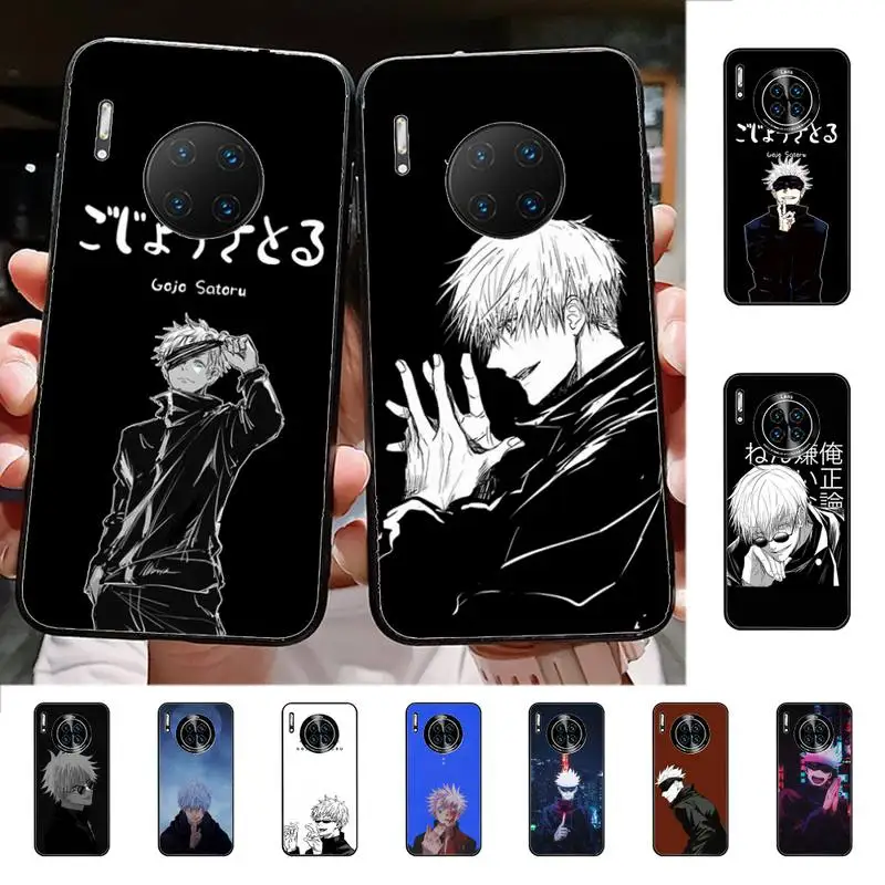 

Anime Jujutsu Kaisen Gojo Satoru Phone Case for Huawei Mate 20 10 9 40 30 lite pro X Nova 2 3i 7se