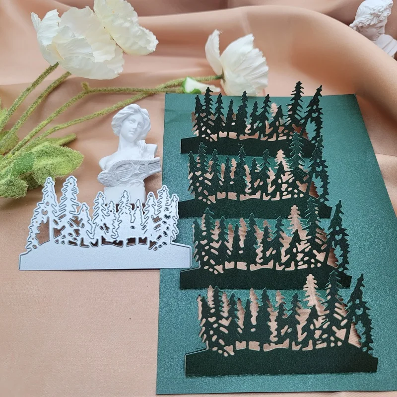 

Christmas Tree Metal Cutting Dies for DIY Scrapbooking Album Paper Cards Decorative Pinetree Crafts Embossing Die Cuts