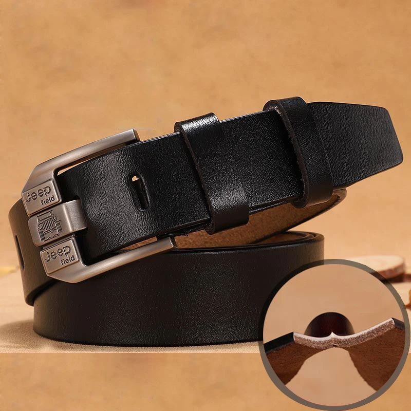 

Belt Men Genuine Leather Belts for Men Famous Luxury Brand Designer Pin Buckle Waist Strap Belt for Jeans Male High Quality 2022