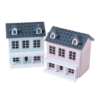 1pc 1 12 DIY Dollhouse Miniature Doll House Villa Kits Fantasy Town Assembly House Handcrafts