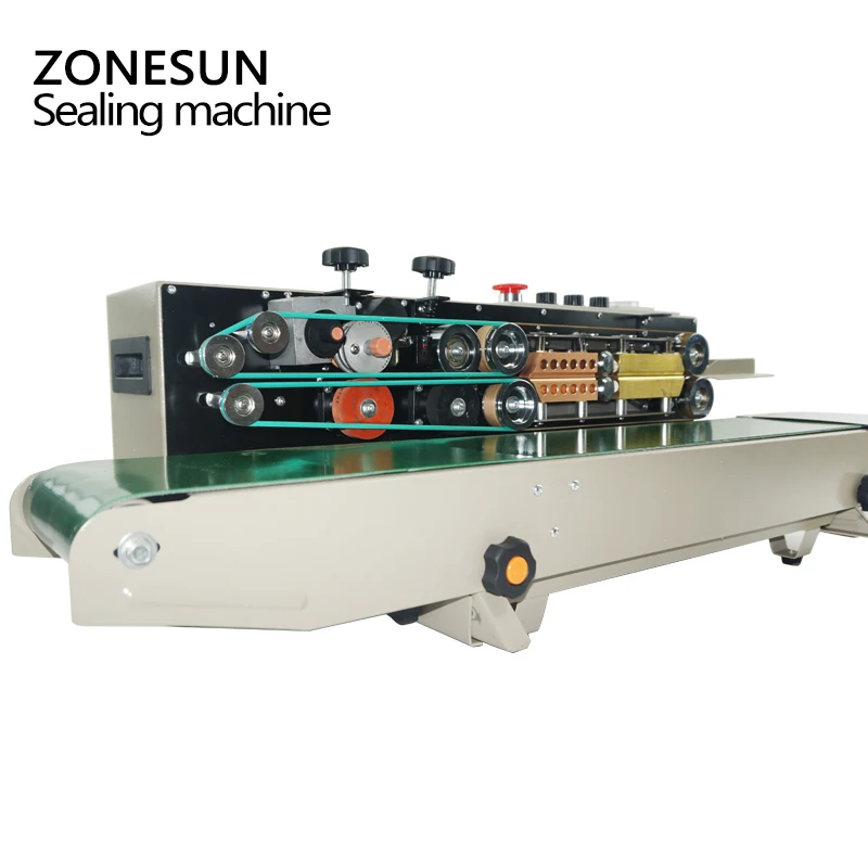 ZONESUN 1000 машина для непрерывной герметизации большой двигатель пластиковый пакет