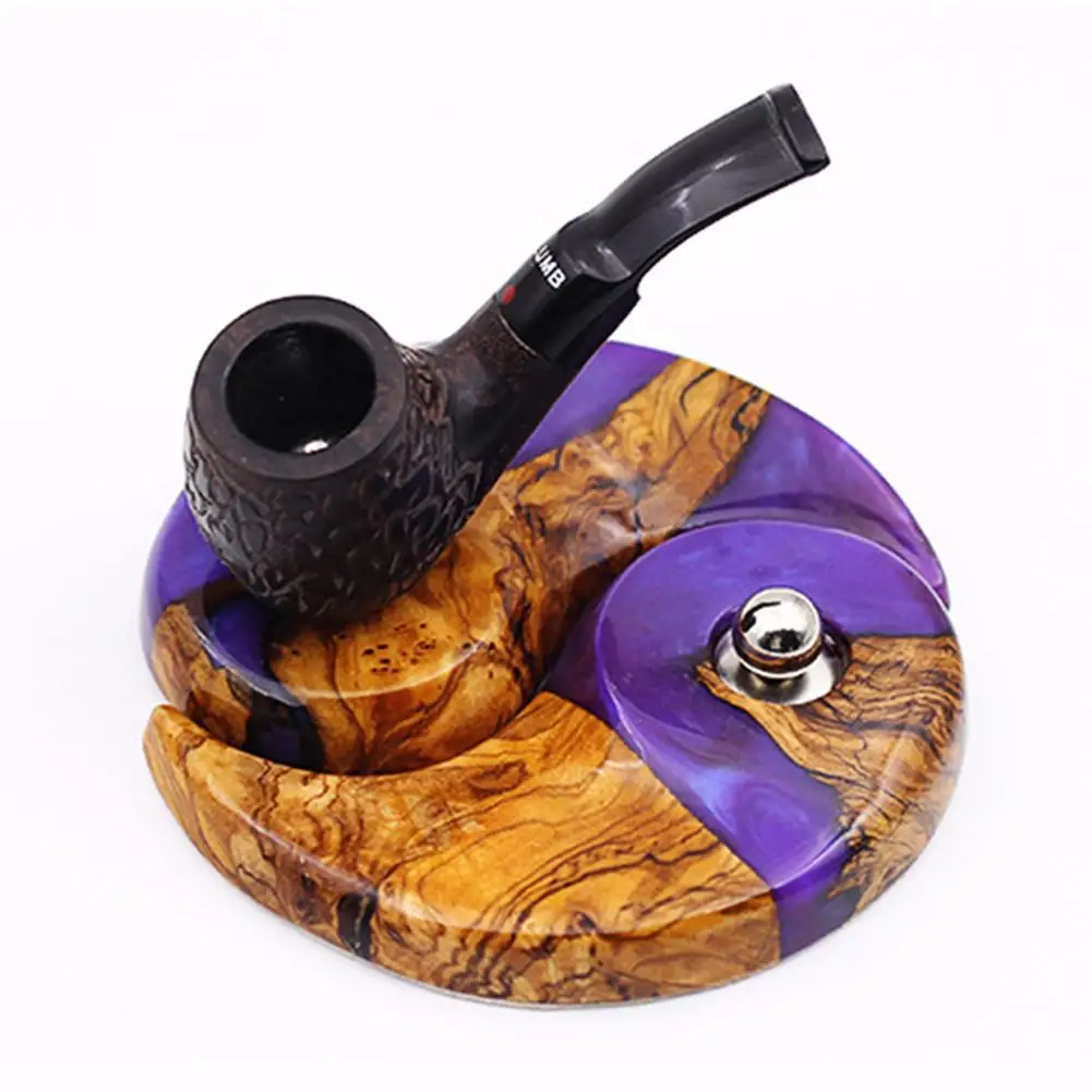 1 шт. распродажа натуральная твердая сандаловая трубка стойка переносная ручная