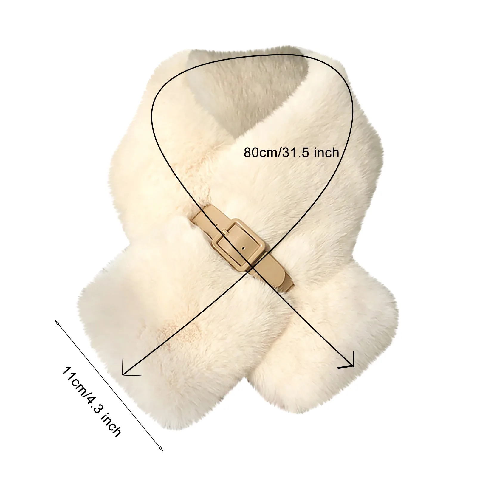 

Drop Ship Winter Women Warm Faux Rabbit Fur Scarves Luxury Lady Belt Mufflers Neck Warmer Plush Scarf Collar 212