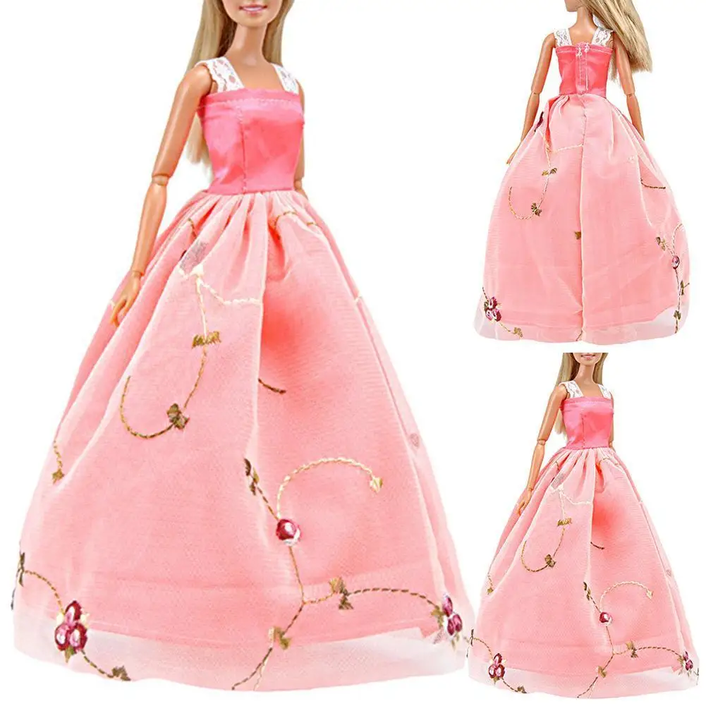 

Doll Wedding Dress Doll Clothes Set Luxury All-inclusive Set Piece Five Dress Wedding X6X0