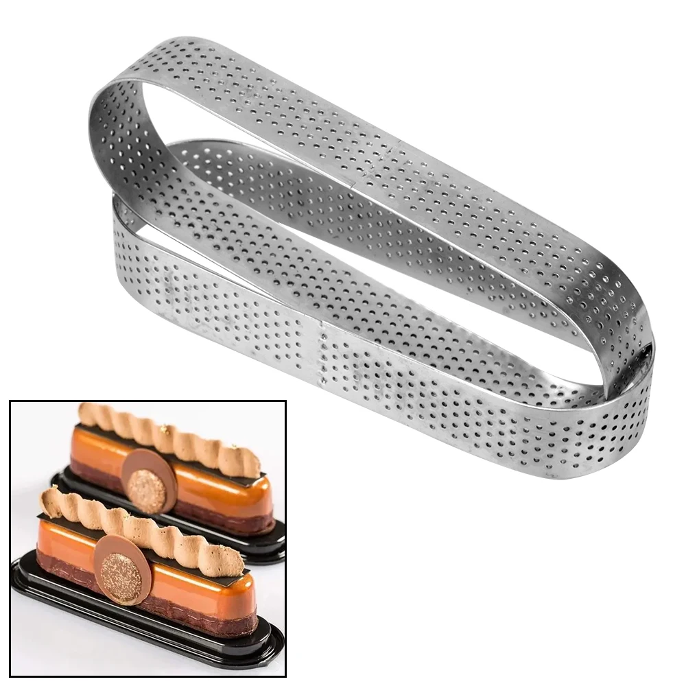 

Овальная форма Tart Ring 2 шт. для выпечки тарлет форма для Муса шоколадная кастрюля десерт Кондитерская форма для торта инструменты для выпечки...