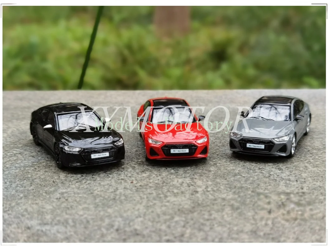 

KengFai 1:64 For Audi RS 7 RS7 SportBack Diecast Metal Car Model Black/Gray/Red Boys Gifts Hobby Collection Display