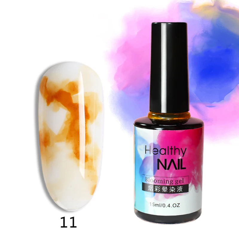 15 мл женские акварельные чернила для ногтей лак с эффектом цветущего дыма