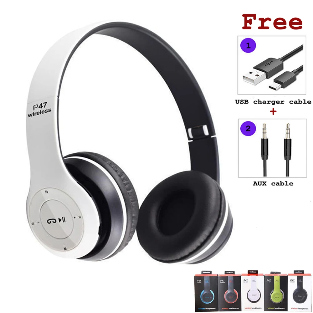 

New headphones wireless 5.0 bluetooth headphones headset music stereo helmets headset Gaming Foldable for phone PC tablet Gift