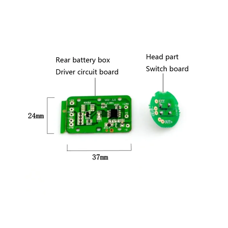 1 шт. налобный фонарь, плата водителя, 3 режима, фара PCB, драйверы с переключателем, плата для XML L2 T6 U2 XPL, светодиодный 18650 Головной фонарь