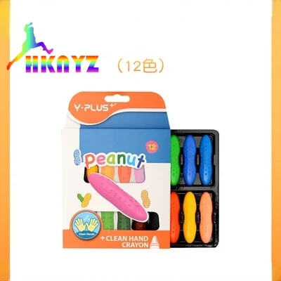 

Washable cute color peanut crayons for children and children dry crayon coloring paint mark set
