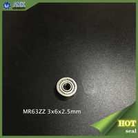 mr63 zz abec 1 100pcs miniature ball bearings 3x6x2 5mm l630zz
