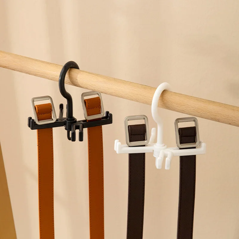

8 Hooks Folding Hanger Rotatable Tie Belt Scarf Organizer Wardrobe Storage Rack Towel Clothes Holder