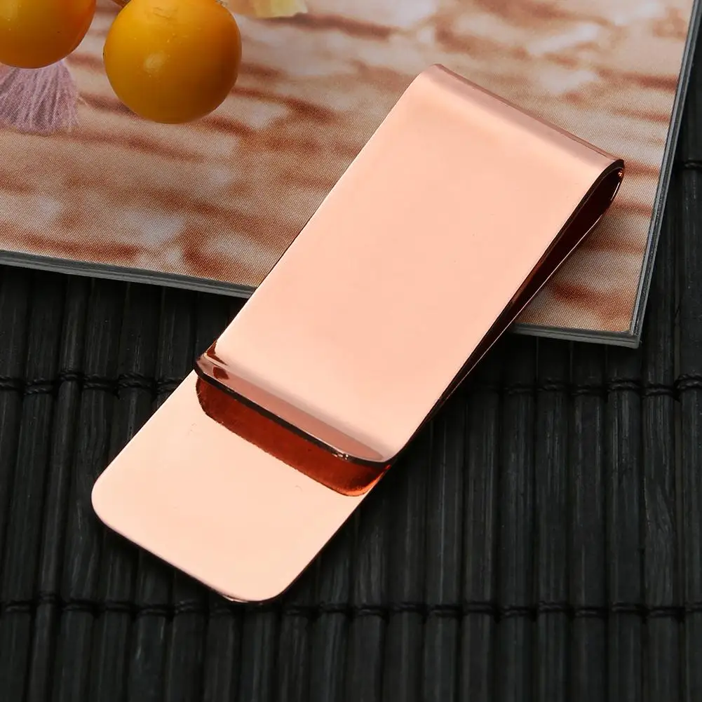 

1PC Metal Stainless Steel Money Cash Clip Fashion Silver Gold Coin Dollar Cash Portable Clamp Holder Wallets