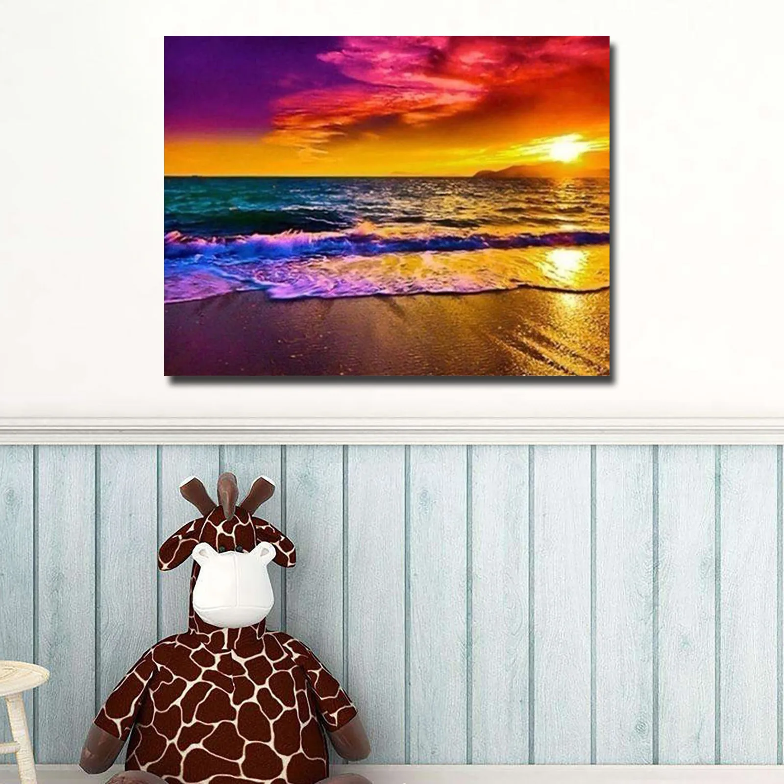 Алмазная 5d картина сделай сам вышивка крестиком квадратная круглая ручная