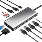 USB-концентратор Type C PD3.0 для ноутбука, зарядная док-станция для MacBook Air Pro, адаптер-разветвитель для ноутбука Xiaomi Nintendo