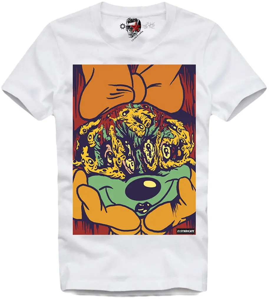 E1 INDICATA футболка LSD MOUSE TRIP DMT MESCALIN VIOLA drined GBL 4137 2020 Maglietta di marca alta qualità Повседневная Manica
