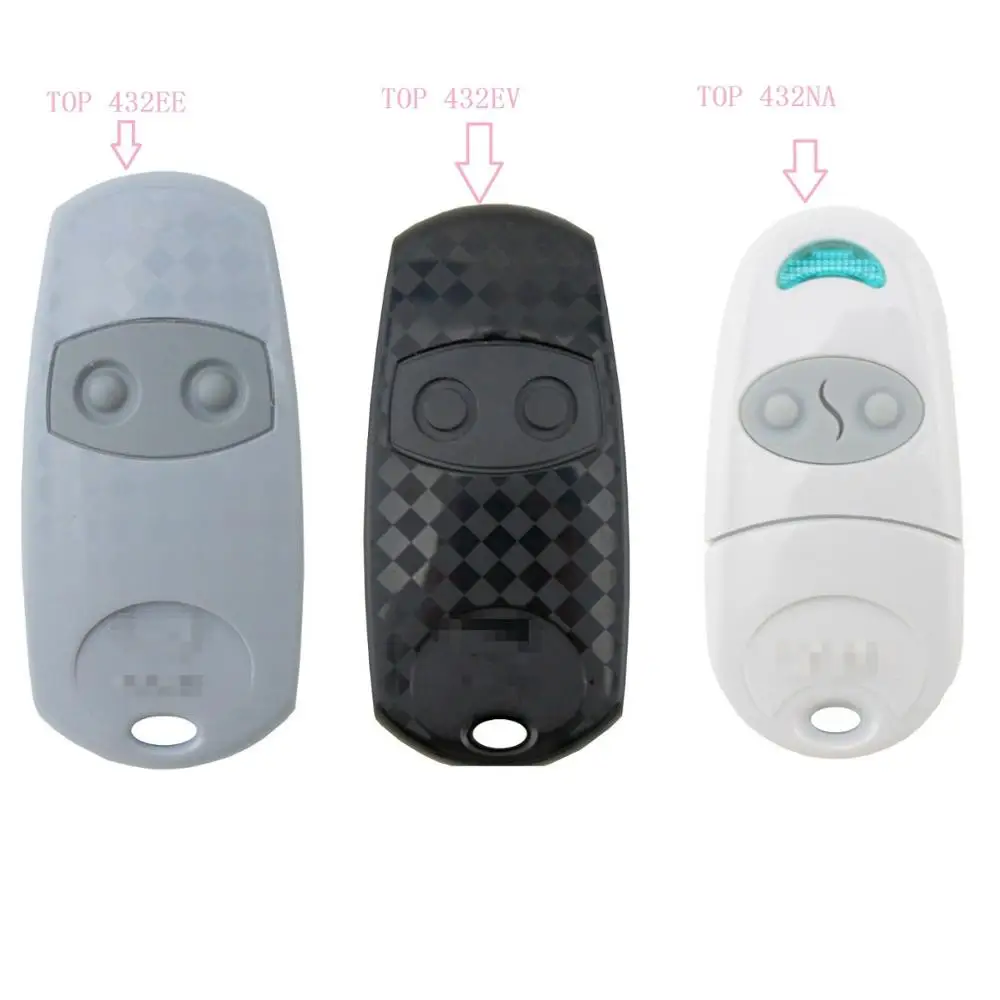 TOP432EE 2-кнопочный пульт дистанционного управления воротами брелок TOP432NA &amp TOP432EV