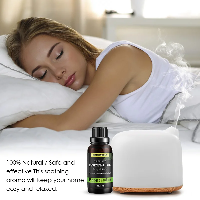 Эфирное масло перечной мяты 30 мл эфирное для тела освежитель воздуха диффузоров