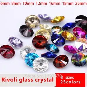 Ожерелье и брошь для украшений сделай сам, заостренный камень, все размеры, круглые Rivoli, ожерелье, ювелирные изделия, аксессуары для рукоделия