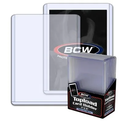 

Прозрачные чехлы для карт Toploader держатель для карт, 25 шт./кор. 35PT BCW, подходят для защиты карт, собирающих Звездные карты, PKM, TCG
