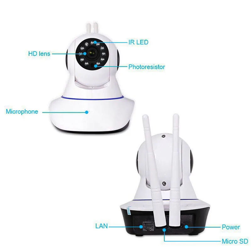 Yoosee Wifi IP Mini PTZ купольная камера беспроводная 1080P ONVIF двухстороннее аудио P2P SD слот для карт для видеонаблюдения домашний ip-монитор