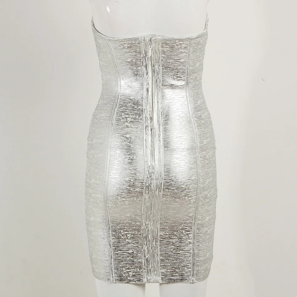 Новинка лета 2020 Лидер продаж жирное пикантное Бандажное мини платье без бретелек