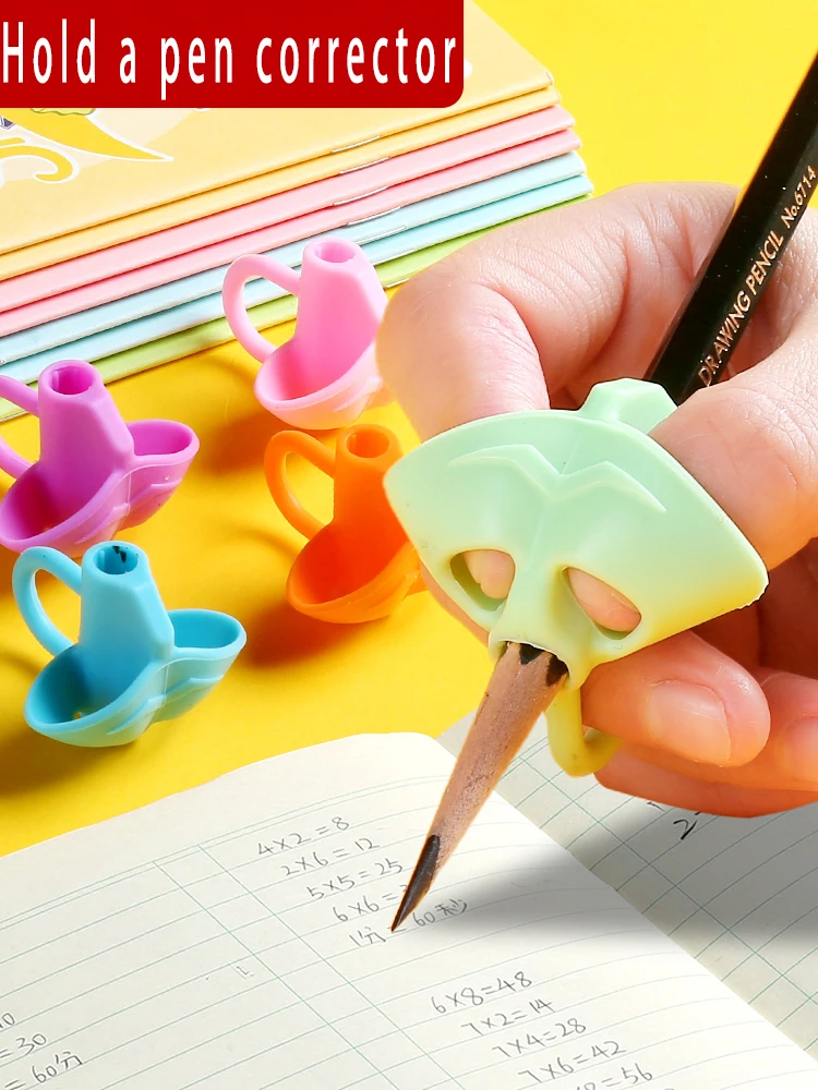 

Pen Grip Posture Corrector Three-finger Children's Writing Pencil Grip Non-toxic and Safe Silicone