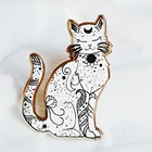 Японская манга Artemis небесная звезда богиня жесткие эмалированные булавки Сейлор белый кот брошь мультфильмы аниме Луна значок Ювелирные изделия Подарки