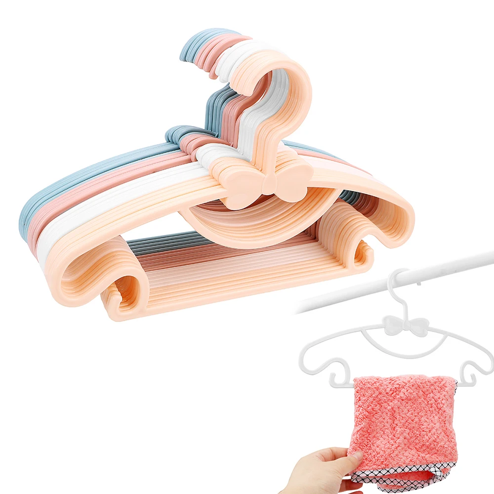

Clothes Drying Rack 5 Pieces Kids Toddler Baby Clothes Coat Hangers Plastic Children Clothes Hanger