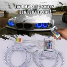 Тюнинг ангельские глазки для BMW 3, 5, 7 серии, E36, E38, E39, E46, RGB светодиодный гало DRL, автомобильные фары, аксессуары для модернизации