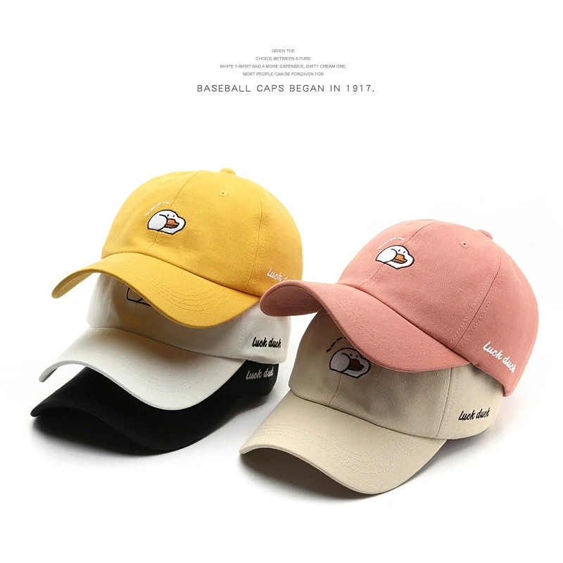 

SLECKTON 100%cotton Baseball Cap for Women and Men Summer Sun Cap Fashion Embroidery Snapback Hat Casual Outdoor Hat Unisex