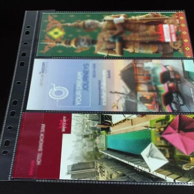 Прозрачный лист для документов формата A4 с 11 отверстиями 20 шт./лот | Канцтовары