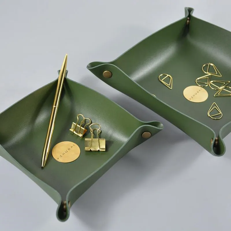 Складная полка для хранения Cutelife в скандинавском стиле из искусственной кожи