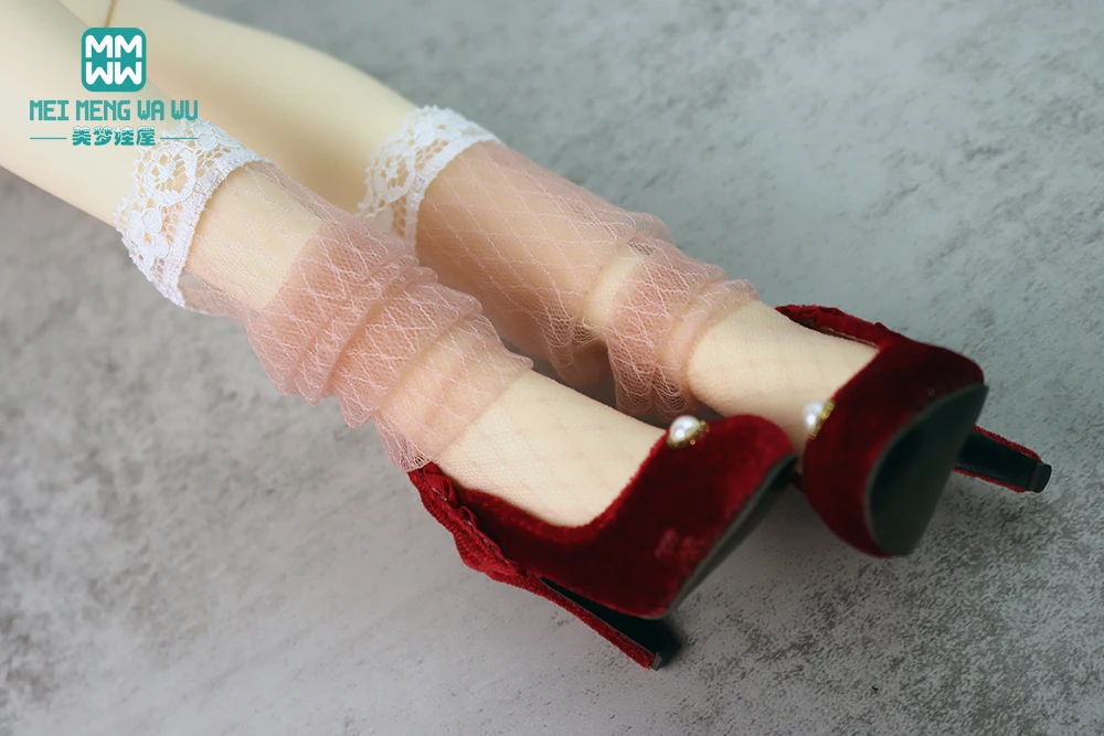 Подходит для 1/3 1/4 1/6 BJD SD DD MSD YOSD аксессуары кукол модные барные носки кружевные