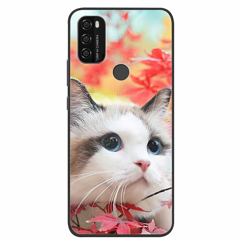 Чехол из мягкого силикона с крутым мультяшным принтом для телефона Blackview A70.