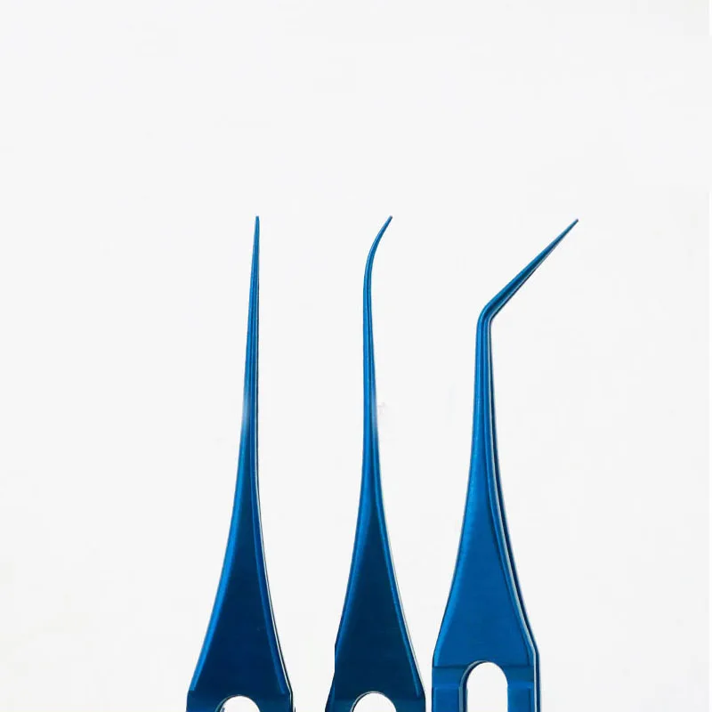 11 5 см тонких волос пересадки Пинцет двойное веко пластиковый пинцет