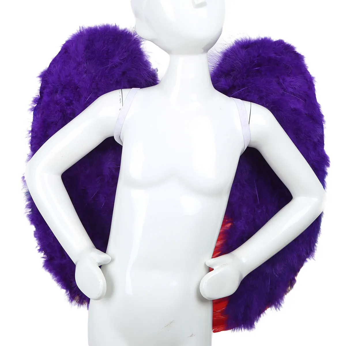 Радужные складные крылья сказочного ангела перо для косплея реквизит фотосессии