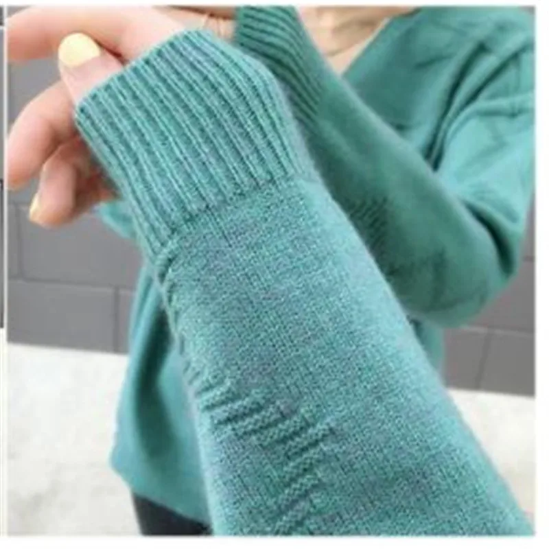 

Sexy V-Neck Women Sweater Pullovers Autumn Winter 2019 Knitted Tops Jumper Plus Size 3xl Female Short Warm Thin Pull Femme H243